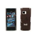 IMAK Ultrathin Color Covers Hard Cases for Nokia X6 - Brown