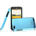 IMAK Ultrathin Matte Color Covers Hard Cases for HTC One V Primo T320e - Blue
