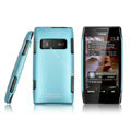 IMAK Ultrathin Matte Color Covers Hard Cases for Nokia X7 X7-00 - Blue