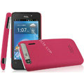IMAK Ultrathin Matte Color Covers Hard Cases for TCL A860 - Rose