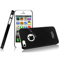 IMAK Ultrathin Matte Color Covers Hard Cases for iPhone 5 - Black