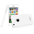 IMAK Ultrathin Matte Color Covers Hard Cases for iPhone 5 - White