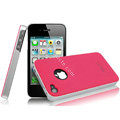 IMAK Ultrathin Double Color Covers Hard Cases for iPhone 4G\4S - Rose