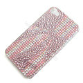 Bling S-warovski crystal cases Bowknot diamond covers for iPhone 5 - Pink