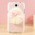 Ballet Hard Cases Covers Skin for Samsung N7100 GALAXY Note2 - Pink