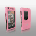 IMAK Full Cover Ultrathin Matte Color Shell Hard Cases for Sony Ericsson Satio U1 Idou - Pink