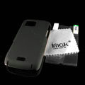 IMAK Ultrathin Color Covers Hard Cases for Samsung S8003 S8000 - Black