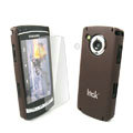 IMAK Ultrathin Color Covers Hard Cases for Samsung i8910 Omnia HD - Brown