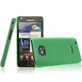 IMAK Ultrathin Colorful Ice Shell Hard Cases for Samsung i9100 i9108 i9188 Galasy S2 - Green