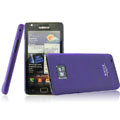 IMAK Ultrathin Colorful Ice Shell Hard Cases for Samsung i9100 i9108 i9188 Galasy S2 - Purple