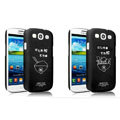 IMAK Ultrathin Lovers shell Hard Cases for Samsung Galaxy SIII S3 I9300 I9308 I939 I535 - Black