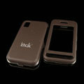 IMAK Ultrathin Matte Color Covers Hard Back Cases for Samsung Star S5230c S5233 - Brown