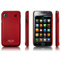 IMAK Ultrathin Matte Color Covers Hard Back Cases for Samsung i9000 Galaxy S i9001 - Red