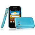 IMAK Ultrathin Matte Color Covers Hard Cases for Samsung S5360 Galaxy Y I509 - Blue