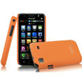 IMAK Ultrathin Matte Color Covers Hard Cases for Samsung i9008L - Orange