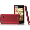 IMAK Ultrathin Matte Color Covers Hard Cases for Samsung i9088 i897 - Red