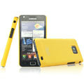 IMAK Ultrathin Matte Color Covers Hard Cases for Samsung i9100 i9108 i9188 Galasy S2 - Yellow