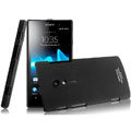 IMAK Ultrathin Matte Color Covers Hard Cases for Sony Ericsson LT28i Xperia ion - Black