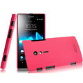 IMAK Ultrathin Matte Color Covers Hard Cases for Sony Ericsson LT28i Xperia ion - Rose
