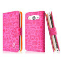 IMAK Candy holster leather Cases Covers Skin for Samsung B9062 - Rose