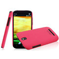 IMAK Ultrathin Matte Color Covers Hard Cases for HTC T528t One ST - Rose