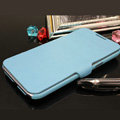 Leather Cases with stent holster Covers skin for Samsung N7100 GALAXY Note2 - Blue