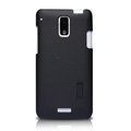 Nillkin Super Matte Hard Cases Skin Covers for HTC J Z321e - Black