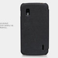 Nillkin leather Cases Holster Covers Skin for LG E960 Nexus 4 - Black