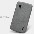 Nillkin leather Cases Holster Covers Skin for LG E960 Nexus 4 - Gray