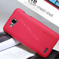 Nillkin Super Matte Hard Cases Covers for Samsung I8750 ATIV S - Red