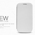 Nillkin leather Cases Holster Covers for Samsung I939D GALAXY SIII - White