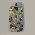 Bling S-warovski crystal cases Cat diamond cover for iPhone 5 - Blue