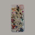 Bling S-warovski crystal cases Cat diamond cover for iPhone 5 - Pink