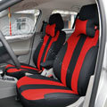VV Stripe cotton Custom Auto Car Seat Cover Set - Red Black