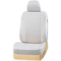 VV grid cloth Stripe Custom Auto Car Seat Cover Set - Gray