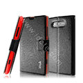 IMAK Slim leather Case holder Holster Cover for Nokia Lumia 820 - Black