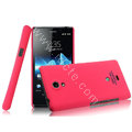 IMAK Ultrathin Matte Color Cover Hard Case for Sony Ericsson LT30p Xperia T - Rose