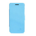 Nillkin Fresh leather Case button Holster Cover Skin for Huawei U8950D C8950D G600 - Blue