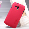 Nillkin Super Matte Hard Case Skin Cover for Samsung I8262D GALAXY Dous - Red