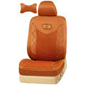 VV Lyocell mesh Custom Auto Car Seat Cover Set - Brown