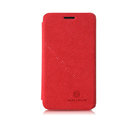 Nillkin leather Cases Holster Covers Skin for MEIZU MX2 - Red