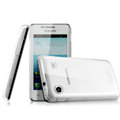 IMAK Crystal Case Hard Cover Transparent Shell for Samsung i8258 - White