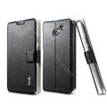IMAK Slim leather Case support Holster Cover for HUAWEI Ascend D2 - Black