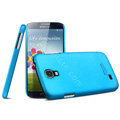 IMAK Ultrathin Matte Color Cover Hard Case for Samsung GALAXY S4 I9500 SIV - Blue