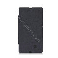 Nillkin England Retro Leather Case Holster Cover for Sony Ericsson L36i L36h Xperia Z - Black