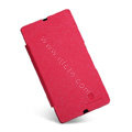 Nillkin England Retro Leather Case Holster Cover for Sony Ericsson L36i L36h Xperia Z - Red