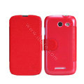 Nillkin Fresh leather Case Bracket Holster Cover Skin for Coolpad 5890 - Red