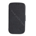 Nillkin Fresh leather Case Bracket Holster Cover Skin for Samsung S7572 - Black