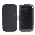 Nillkin Fresh leather Case Bracket Holster Cover Skin for Samsung i8262D GALAXY Dous - Black