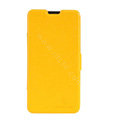 Nillkin Fresh leather Case Bracket Holster Cover Skin for ZTE V987 - Yellow